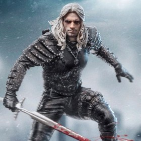 Geralt of Riva The Witcher BDS Art 1/10 Scale Statue by Iron Studios